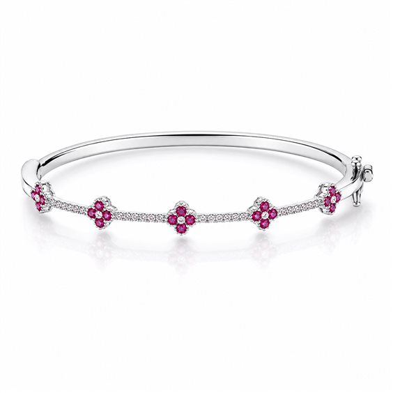 Bracciale Ultima Edizione Donna in Argento Cubic Zirconia BAO1600-ROSSO - BAO1600-ROSSO